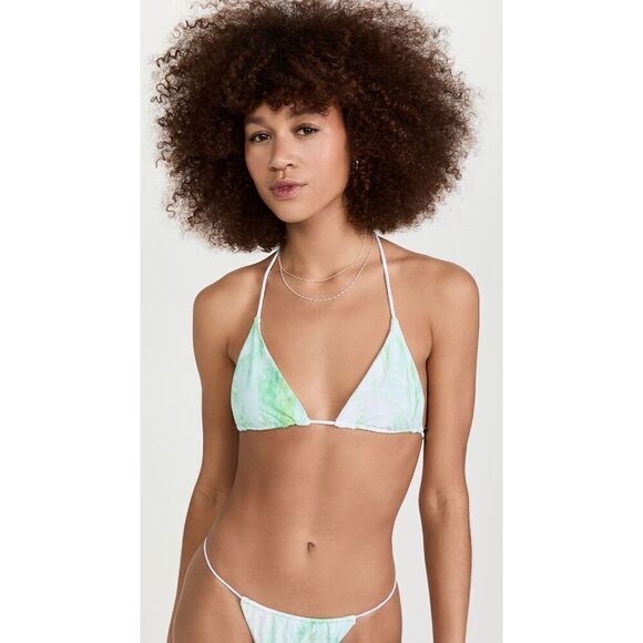 New. Good American green marble bikini. M-top/L-bottom . Retails $99 - Picture 12 of 14